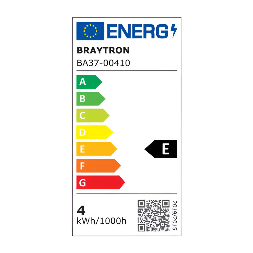 Braytron Advance LED Lamp 4W E14 3000K Transparant P45