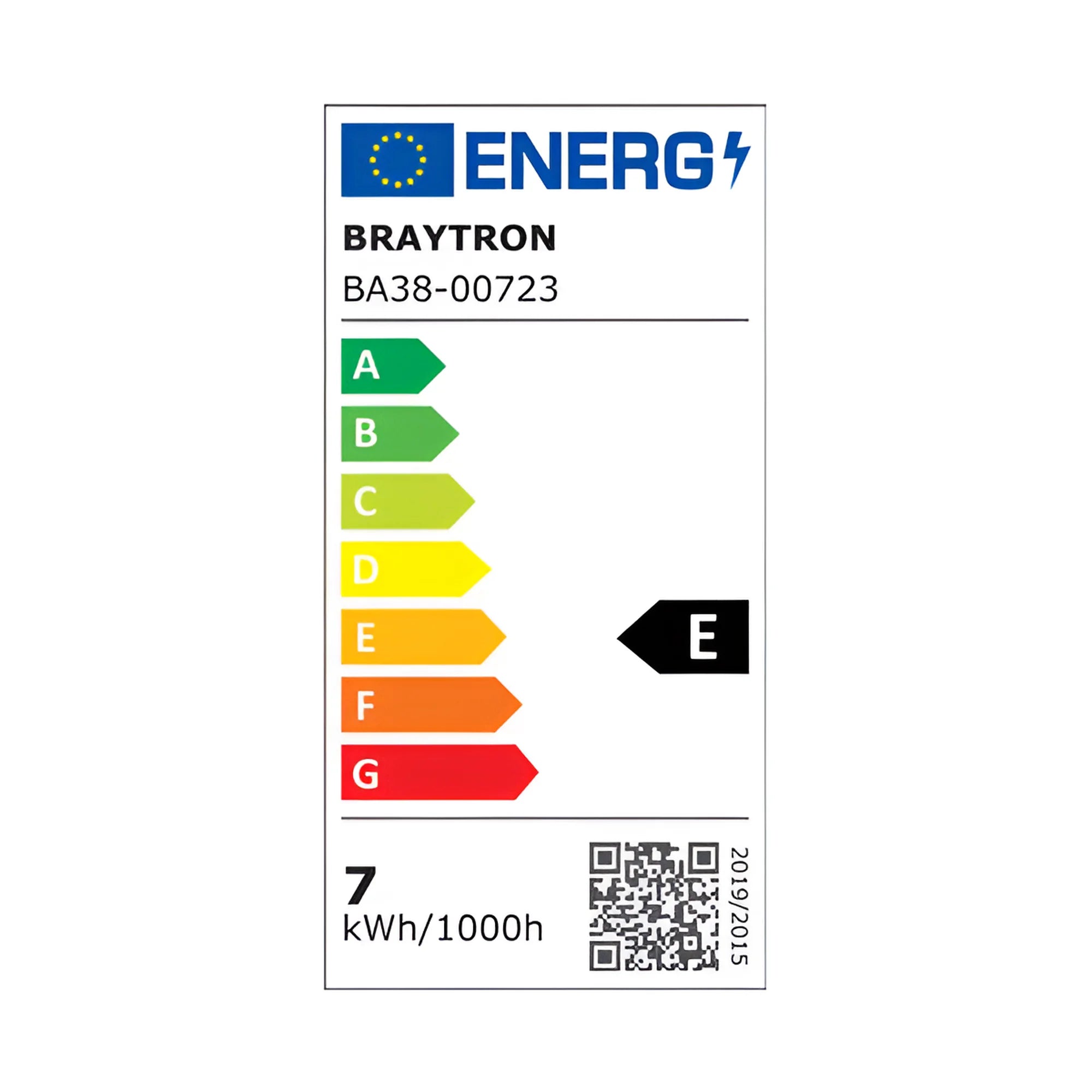 Braytron Advance LED Lamp 7W E27 6500K Transparant A60