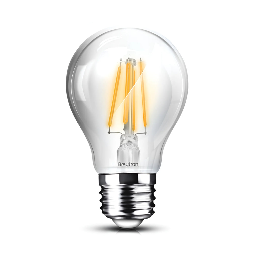 Braytron Advance LED Lamp 8W E27 3000K Transparant A60 DIM