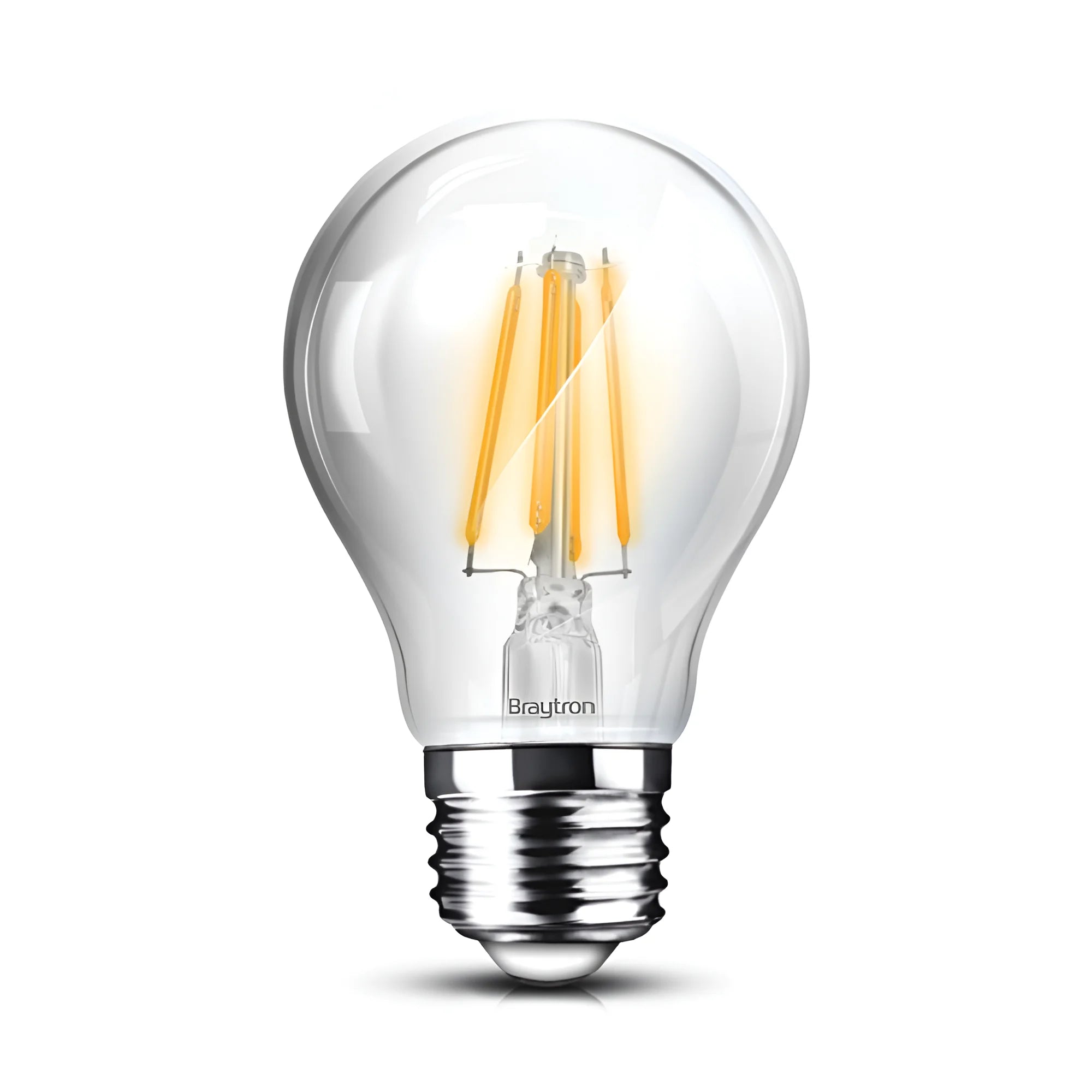 Braytron Advance LED Lamp 8W E27 3000K Transparant A60 DIM