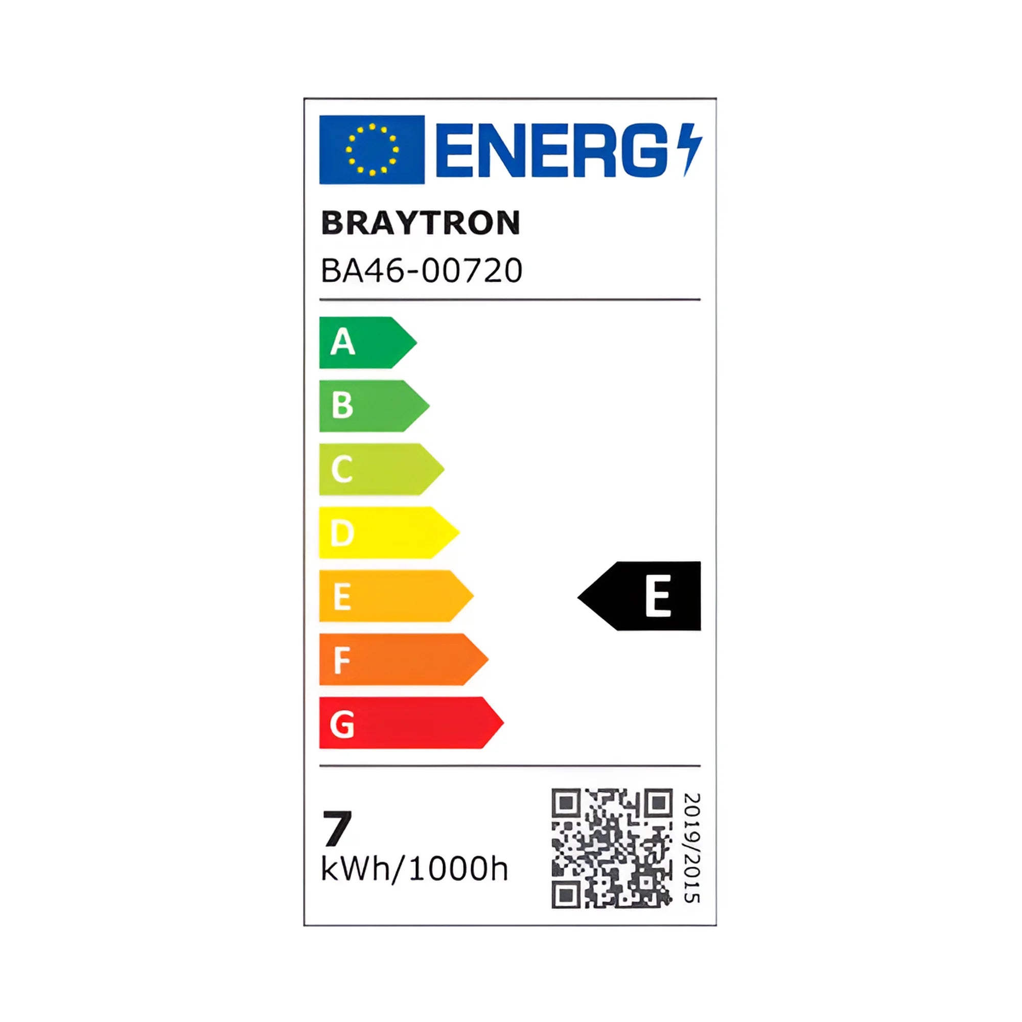 Braytron Advance LED Lamp 7W E27 3000K Transparant ST64