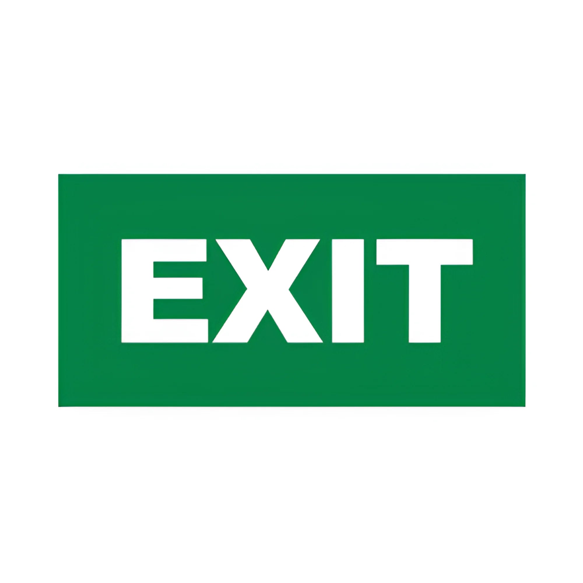 Braytron Exit Sing Nooduitgang Bordje EXIT STICKER FOR BC14
