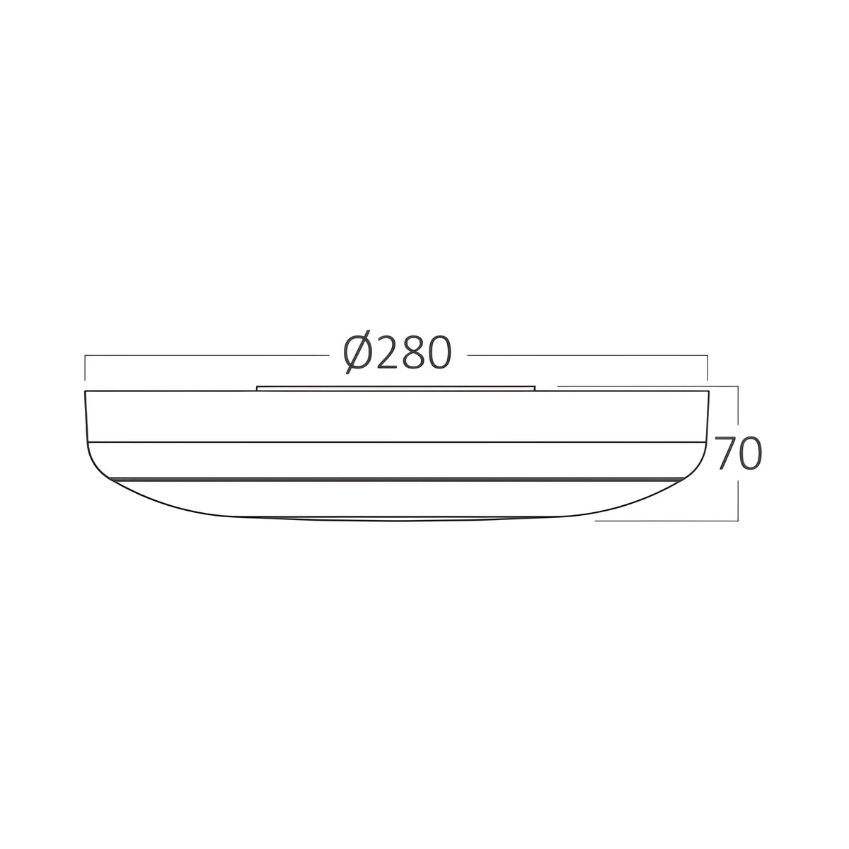 Braytron Grande Plafondlamp 20W IP65 RND 5IN1 SNS