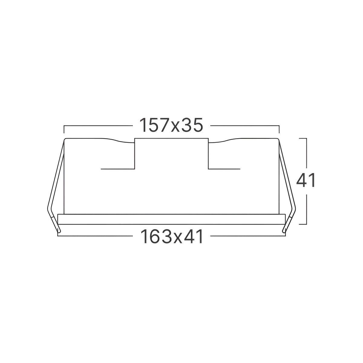 Braytron Linex Lineaire LED-armatuur 9W 3000K Wit LN6