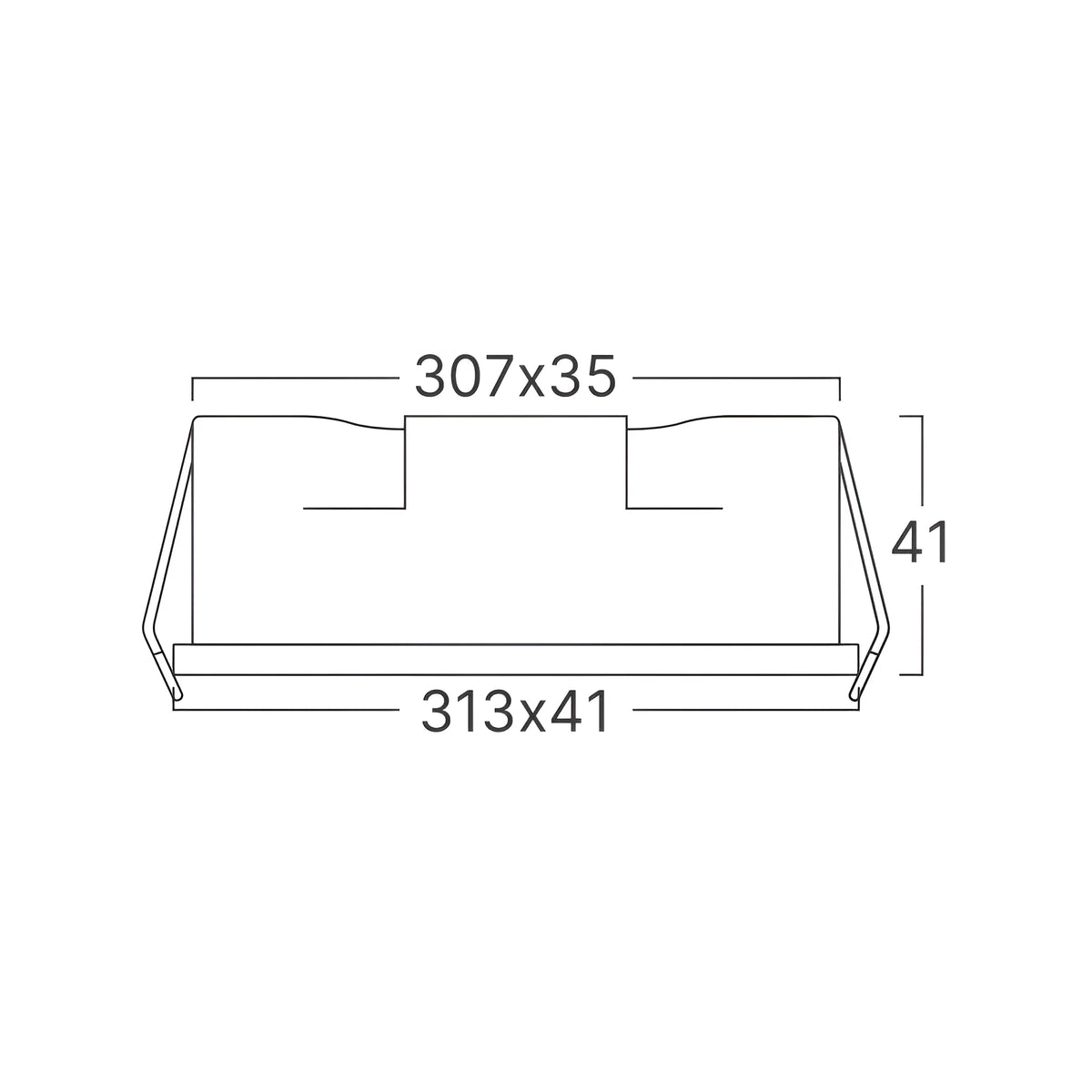 Braytron Linex Lineaire LED-armatuur 18W Zwart LN12 3CCT