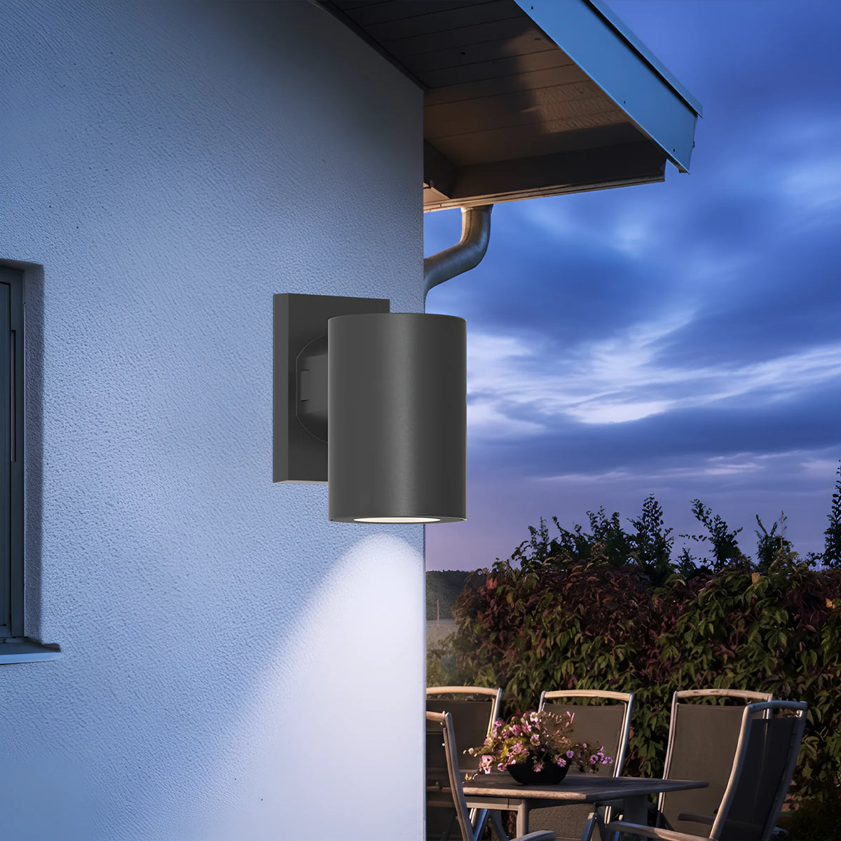 Braytron Rita Wandlamp IP65 Zwart R 1xGU10