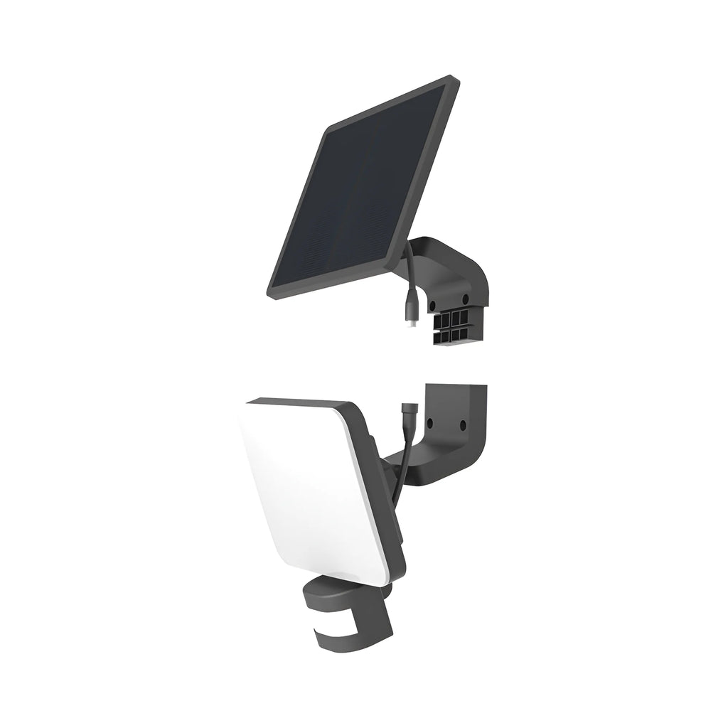 Braytron Solaris Solar Wandlamp 15W IP54 Zwart W2 3IN1
