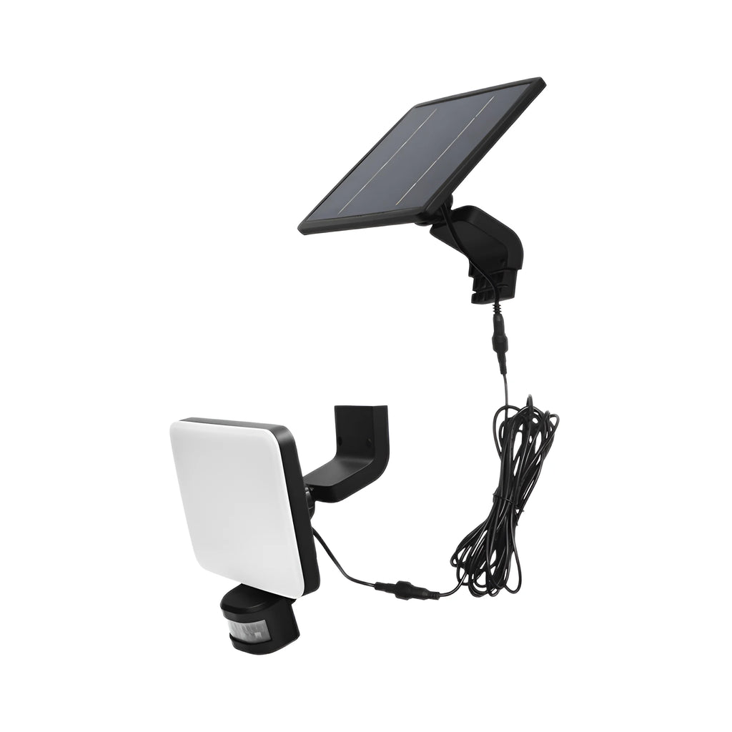 Braytron Solaris Solar Wandlamp 15W IP54 Zwart W2 3IN1