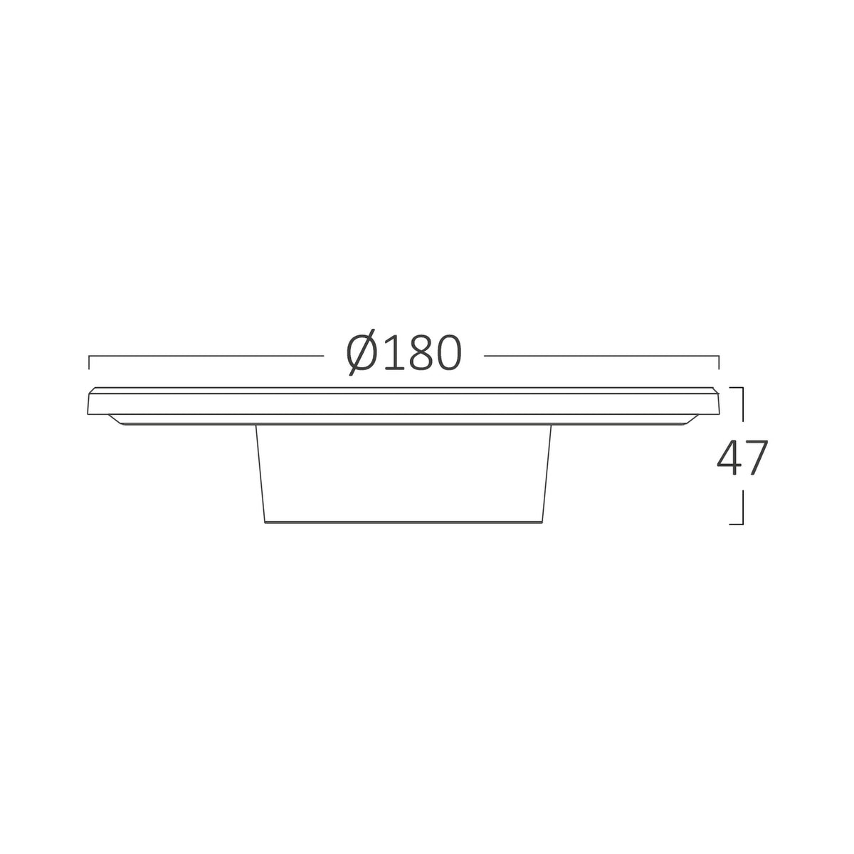 Braytron Palermo Wandlamp 10W IP65 Grijs S RND 3IN1
