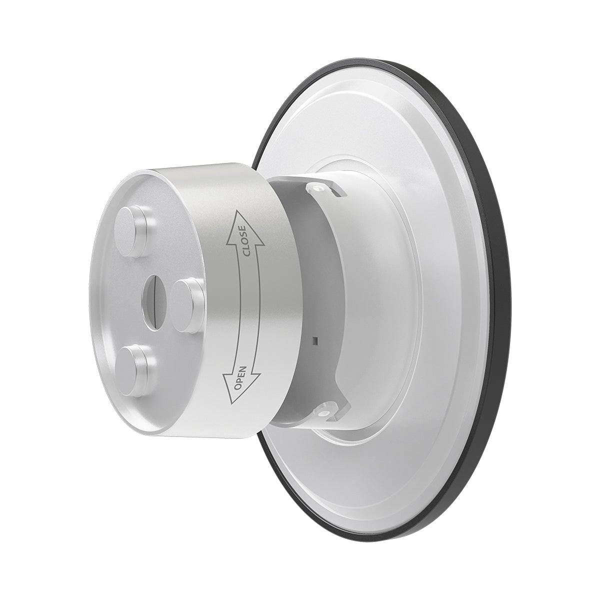 Braytron Palermo Wandlamp 12W IP65 Zwart M RND 3IN1