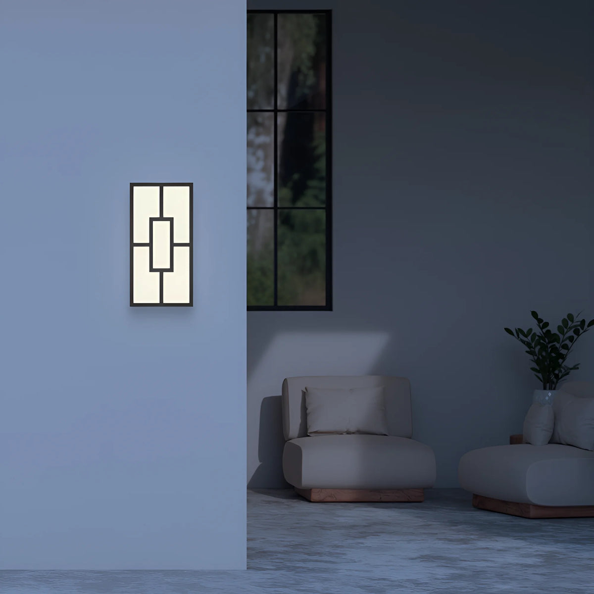 Braytron Veneto Wandlamp 10W IP44 Zwart A RCT 3IN1