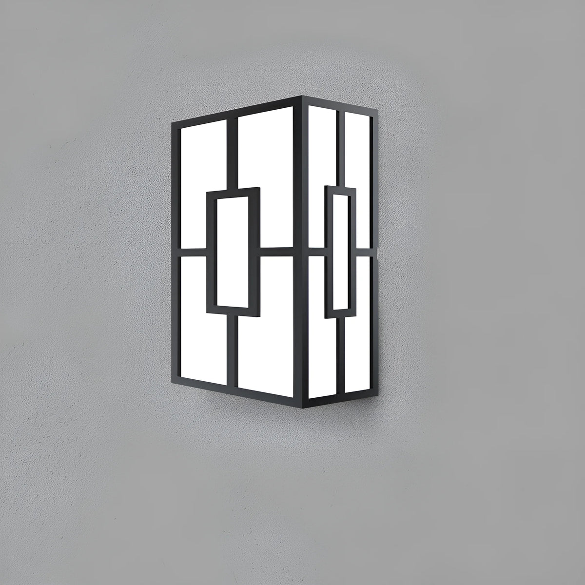 Braytron Veneto Wandlamp 20W IP44 Zwart A SQR 3IN1