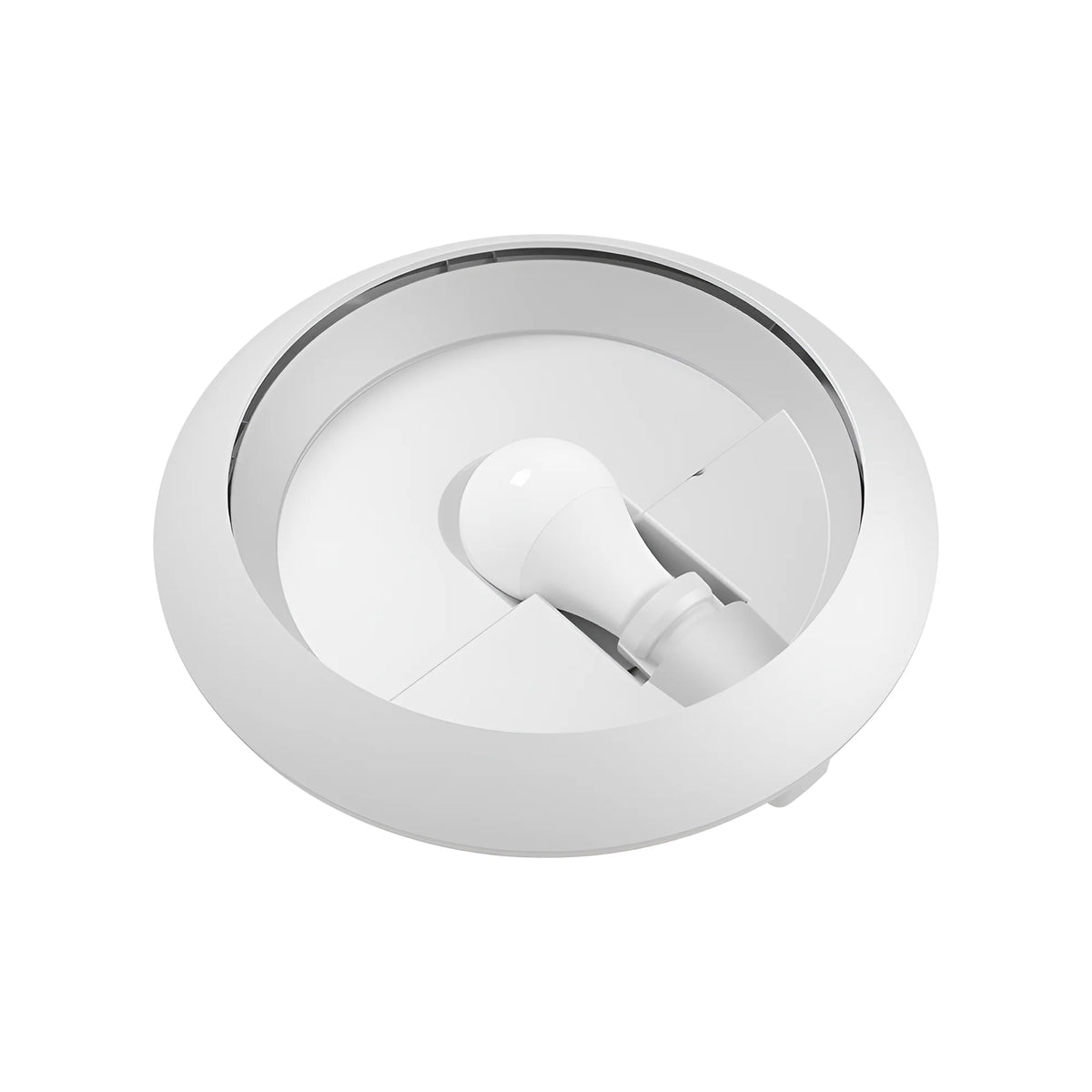 Braytron Napoli Plafondlamp IP65 Wit D270 1xE27 PC