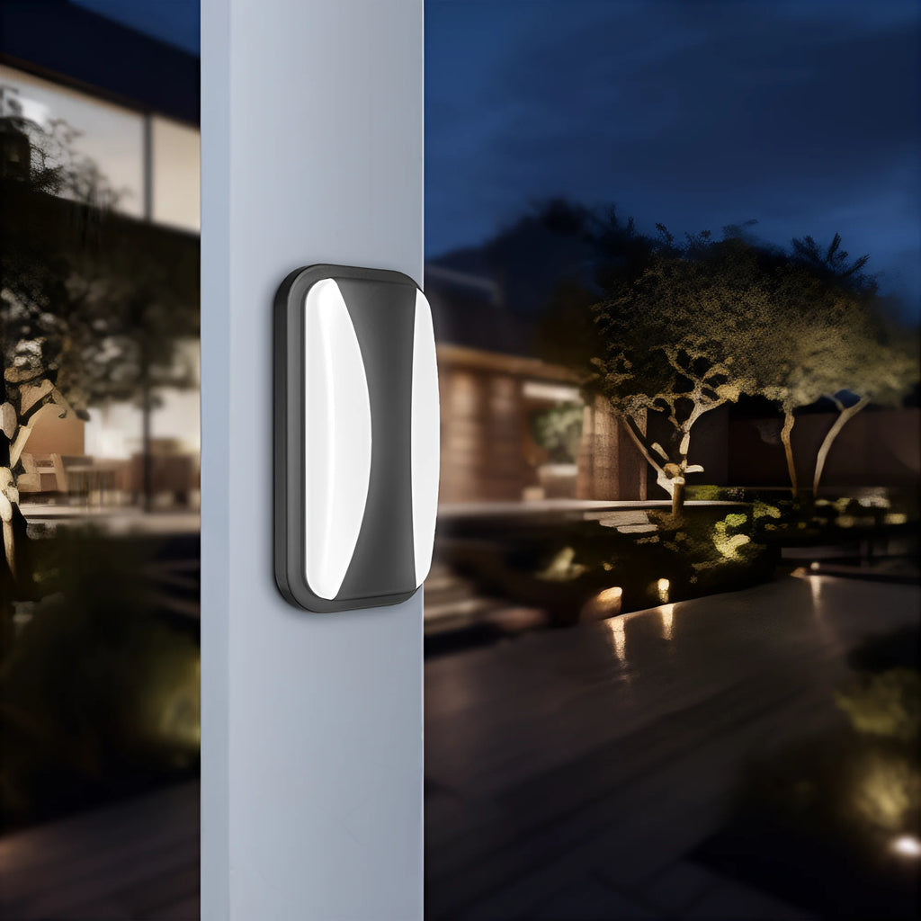 Braytron Walls Wandlamp 15W 3000K IP65 Zwart C ELP