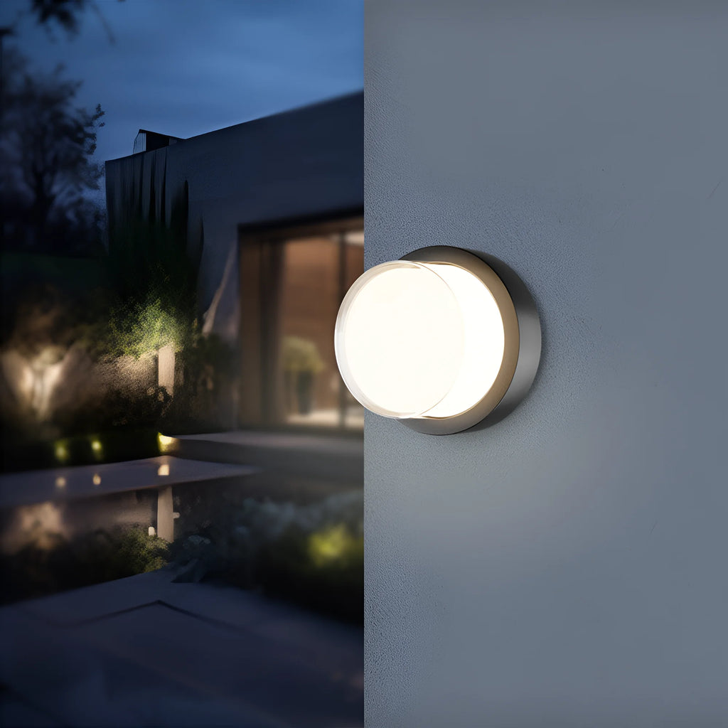 Braytron Walls Wandlamp 15W 4000K IP65 Zwart G2 RND