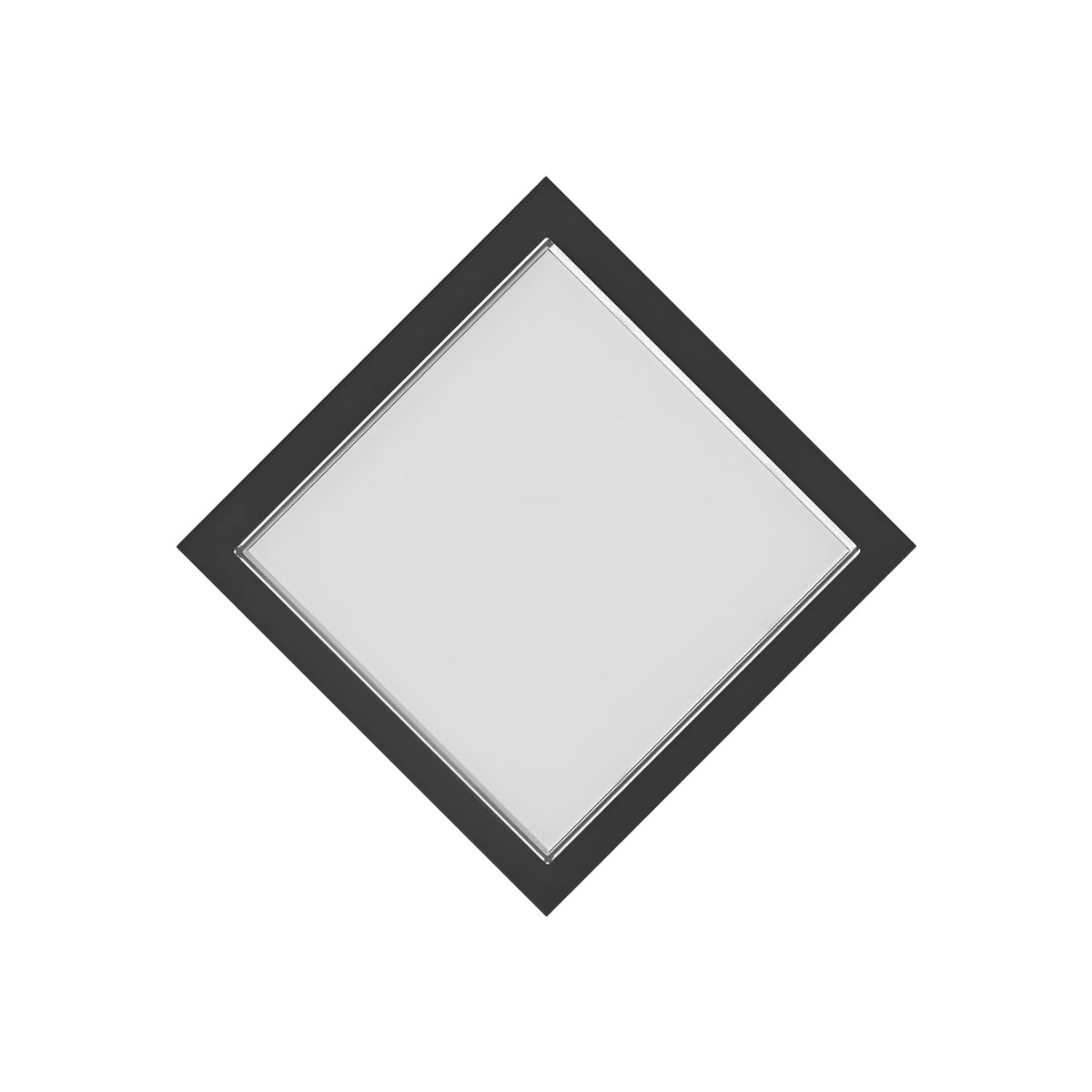 Braytron Walls Wandlamp 15W 3000K IP65 Zwart G2 SQR
