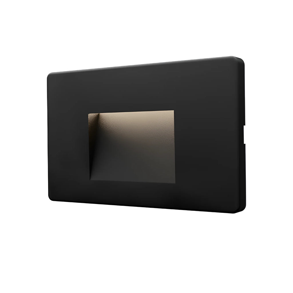 Braytron Vekta Wandlamp 3W IP65 Zwart B SQR 3IN1