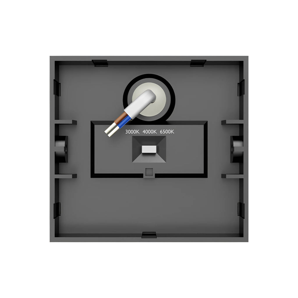 Braytron Vekta Wandlamp IP65 Grijs C WL.1 1x6W 3IN1