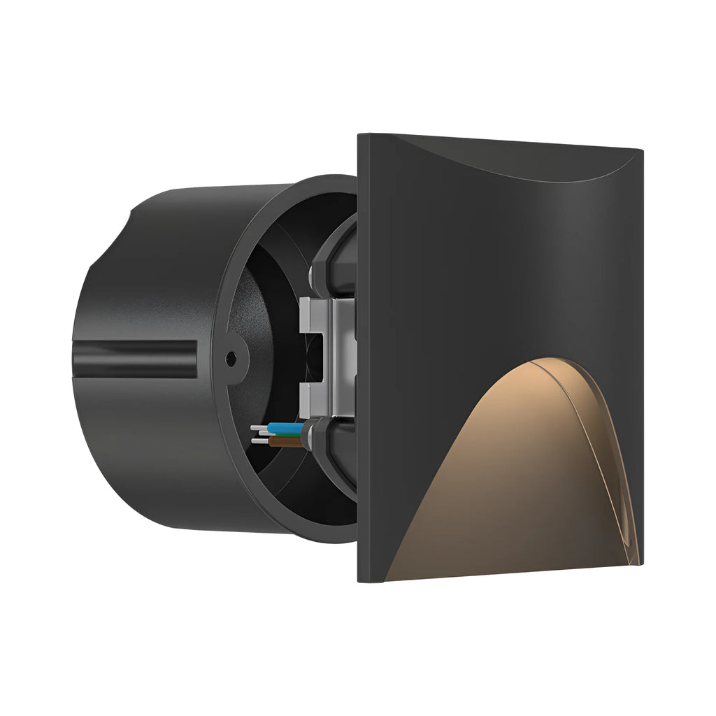 Braytron Veksus Wandlamp 3W 3000K IP65 Zwart SQR
