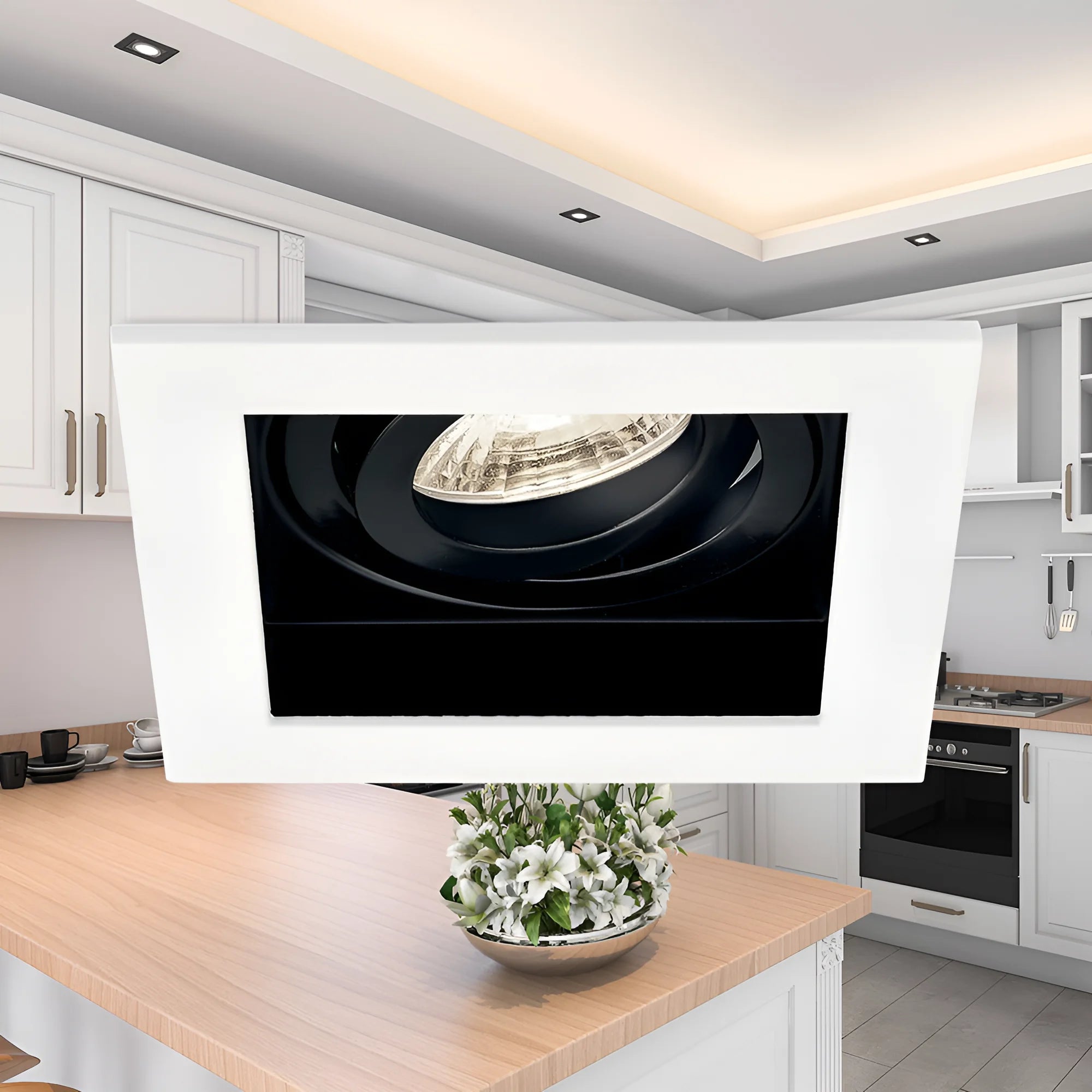 Braytron Beta LED Spot Zwart A SQR 1D