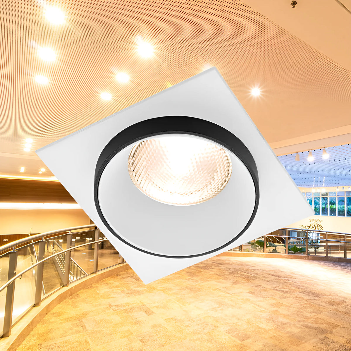 Braytron Alfa LED Spot Zwart E SQR