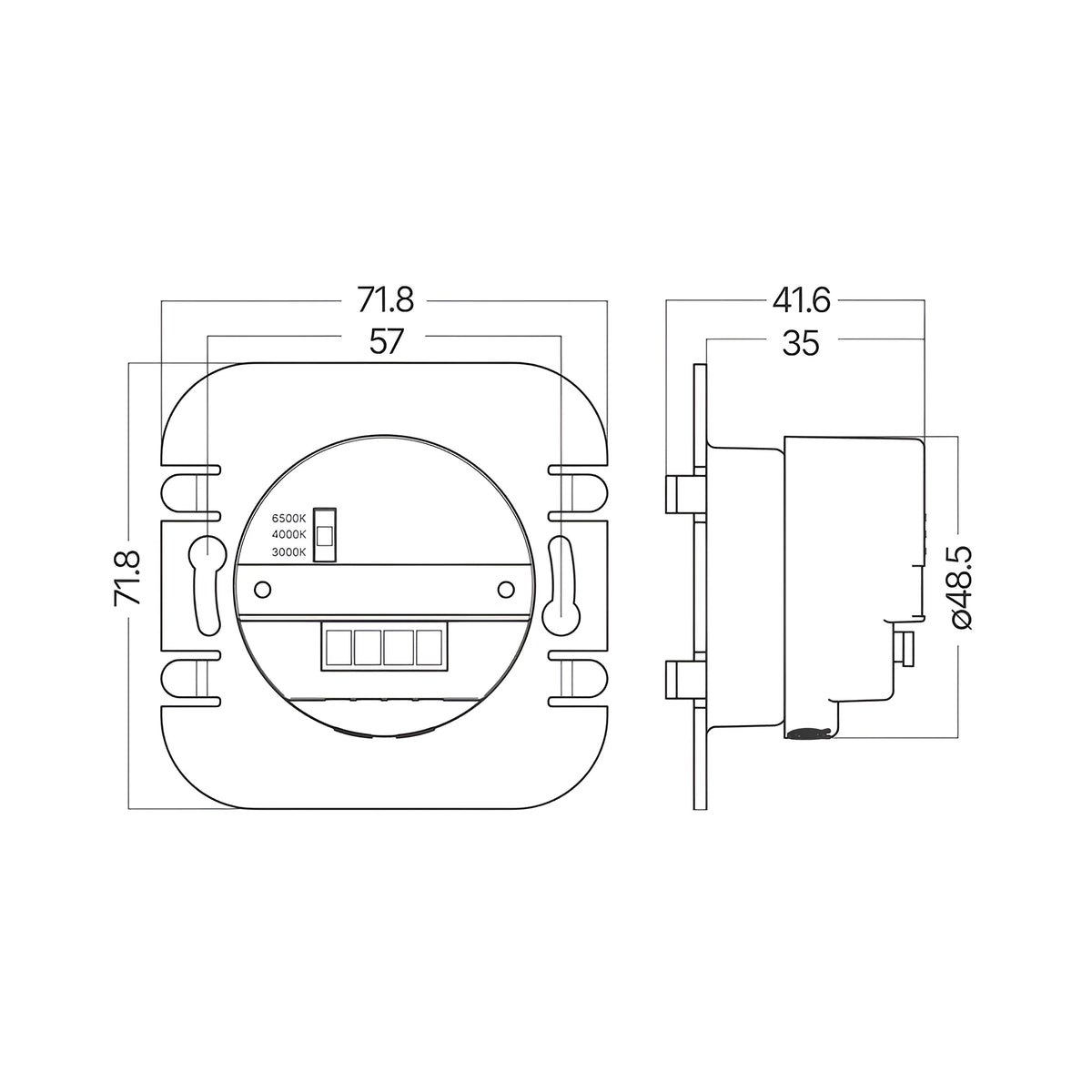 Braytron Step Trapverlichting 2W IP20 A MAIN 3IN1