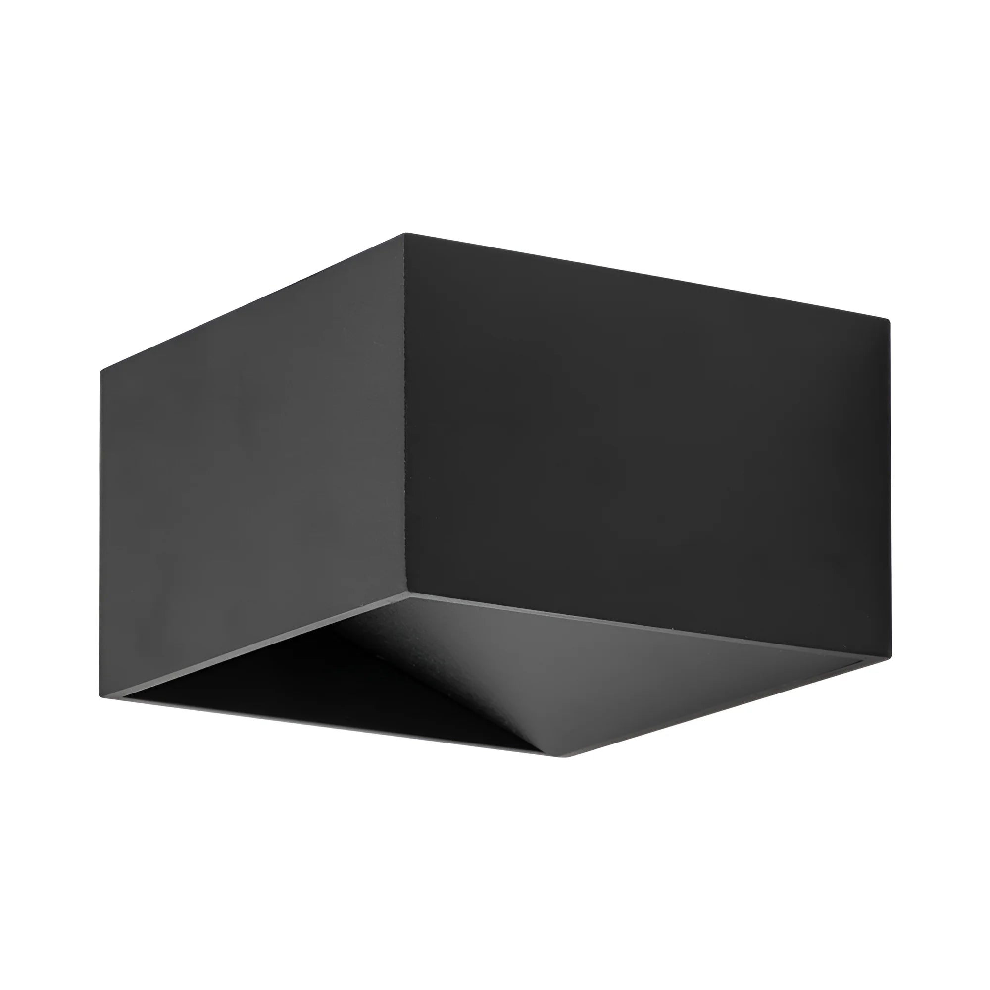 Braytron Avva Wandlamp 8W 3000K Zwart WL02 SQR
