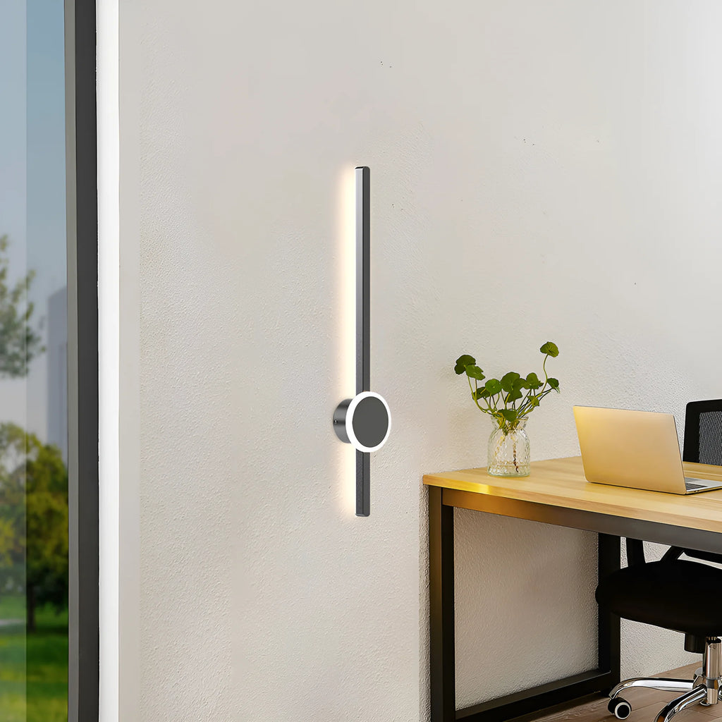 Braytron Tiny Wandlamp 16W 3000K Zwart WL700