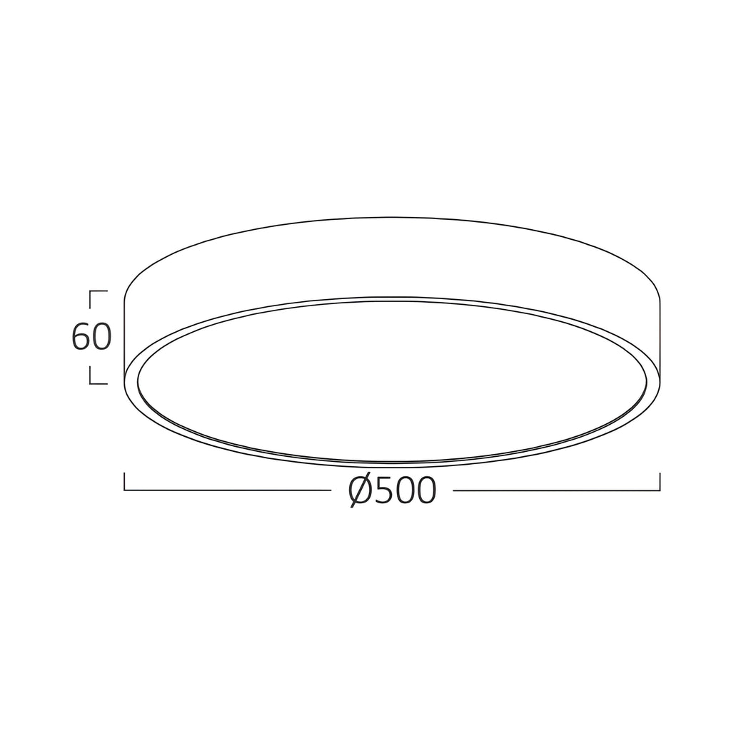Braytron Blade Plafondlamp 50W Wit SR RND 3IN1 WAT3