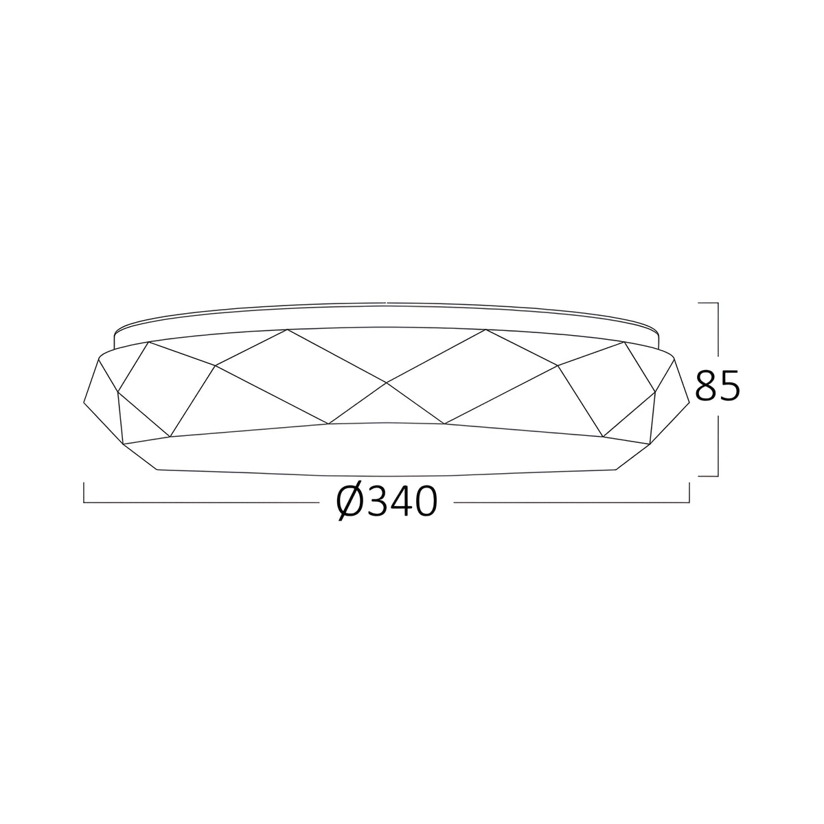 Braytron Jade Plafondlamp 24W SRC RND 3IN1