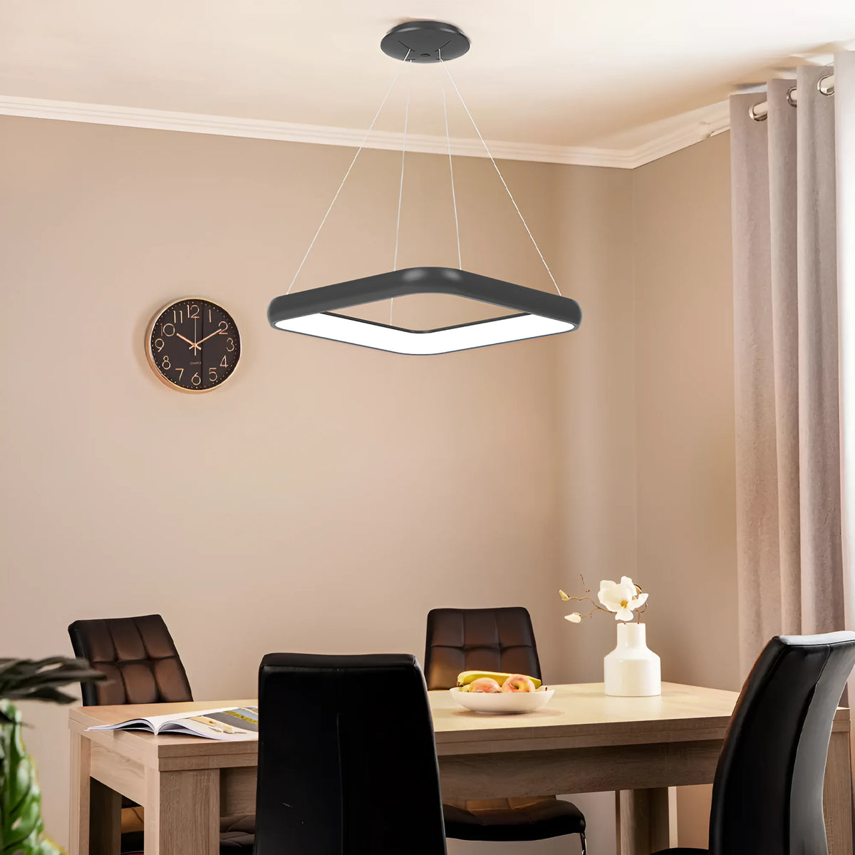 Braytron Bella Plafondarmatuur 46W IP20 Zwart MLP PD SQR 3IN1
