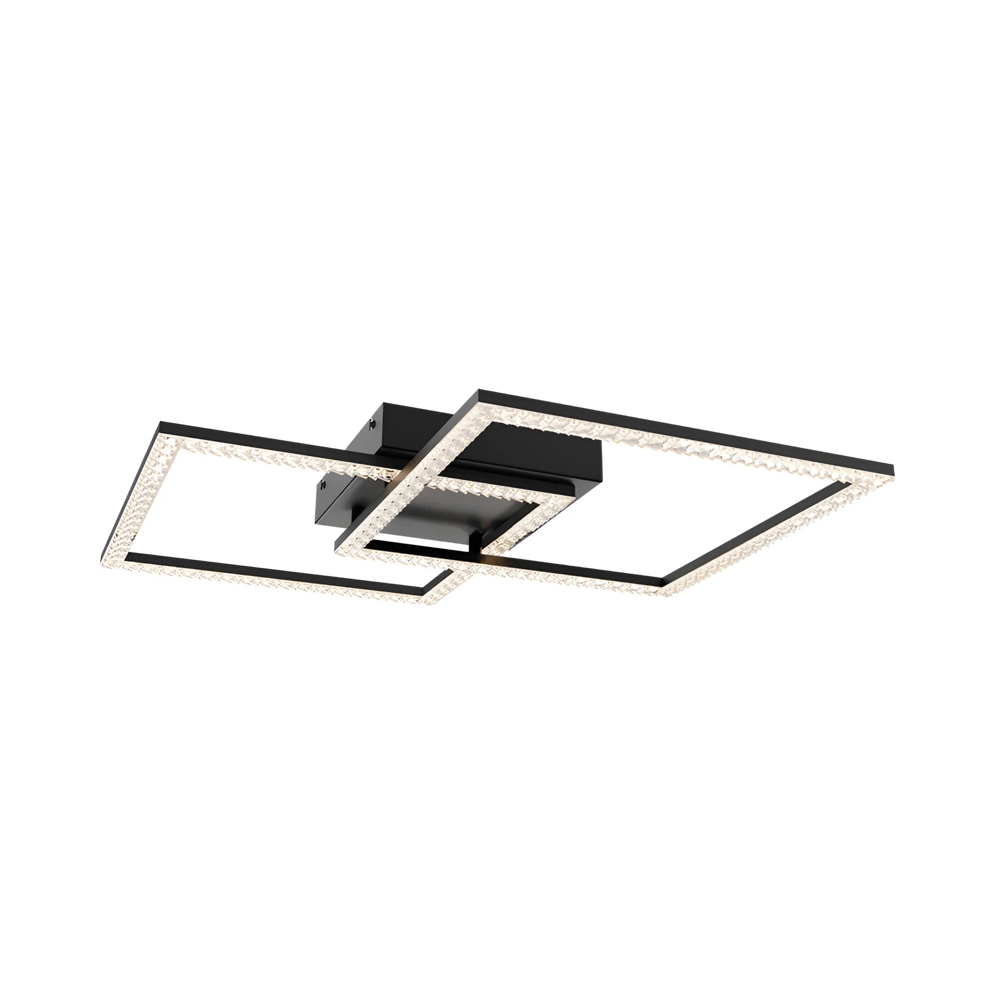 Braytron Crystal Plafondlamp 55W Zwart A 3IN1 RMT