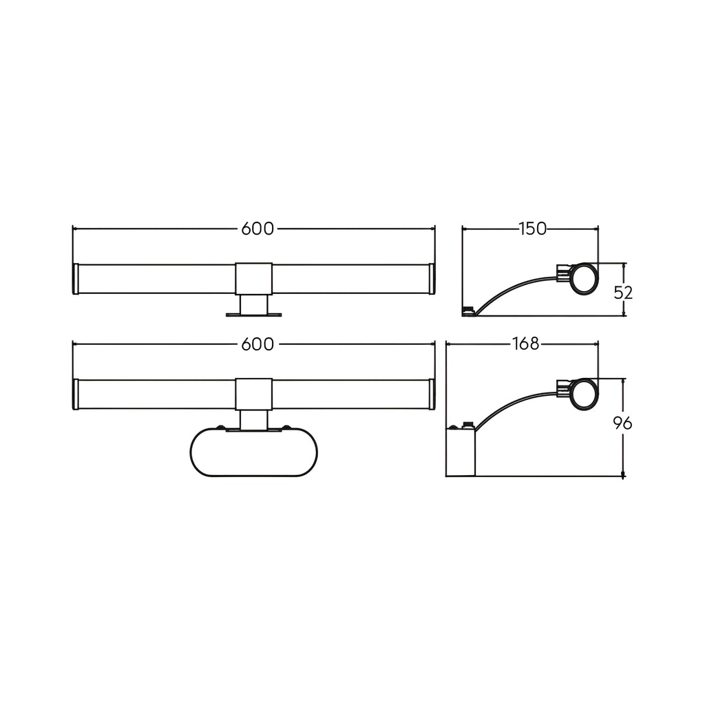 Braytron Lily Spiegellamp 7W 4000K Wit C 400