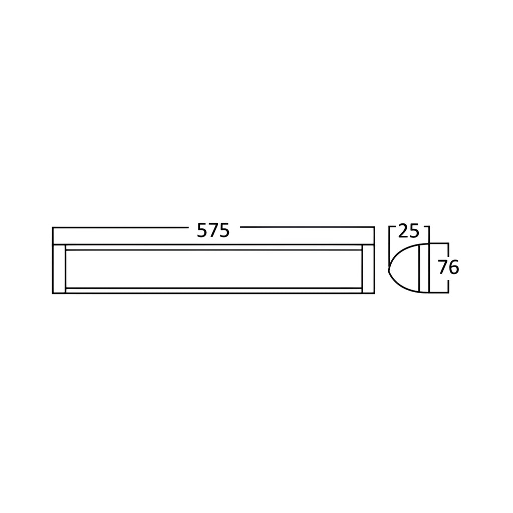 Braytron Proline LED Wandlamp 18W 6500K PS 0.6MT PLS