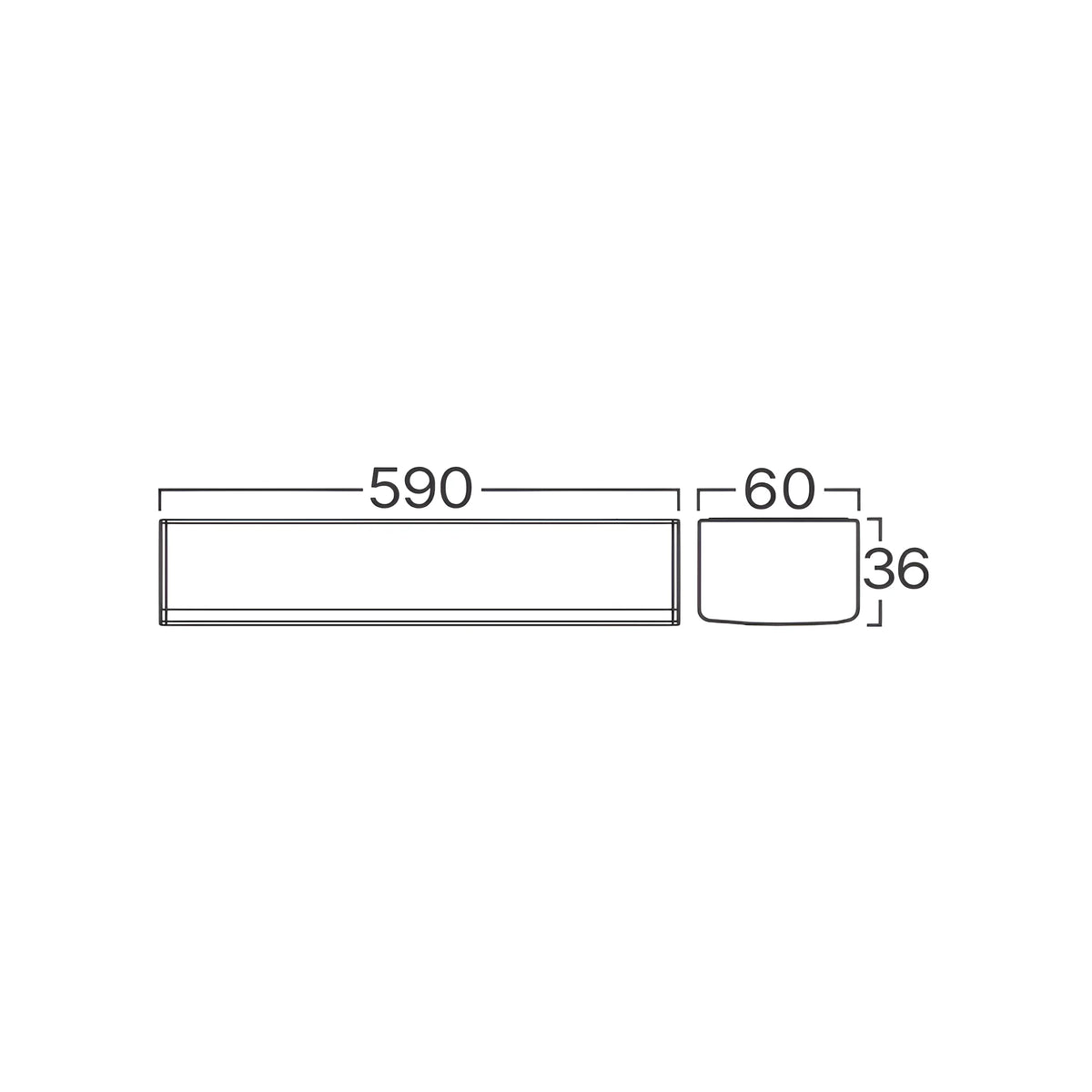 Braytron Proline LED Balklamp 18W Wit PT 0.6MT 3IN1