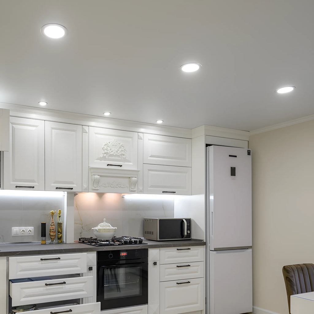 Braytron Smd LED Paneel 6W 3000K Wit CRP RND DIM 4INC