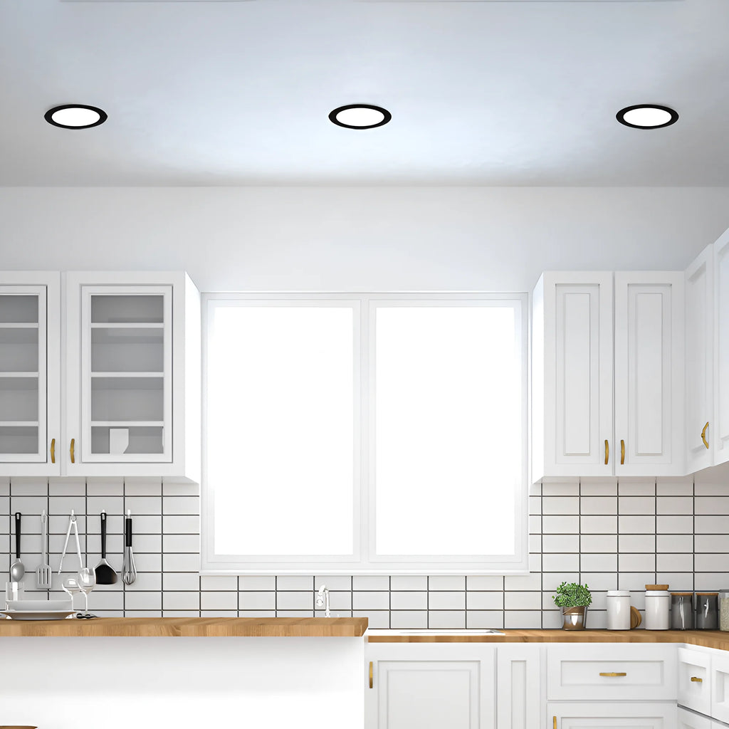 Braytron Smd LED Paneel 6W Zwart CRP RND DIM 4INC 3IN1