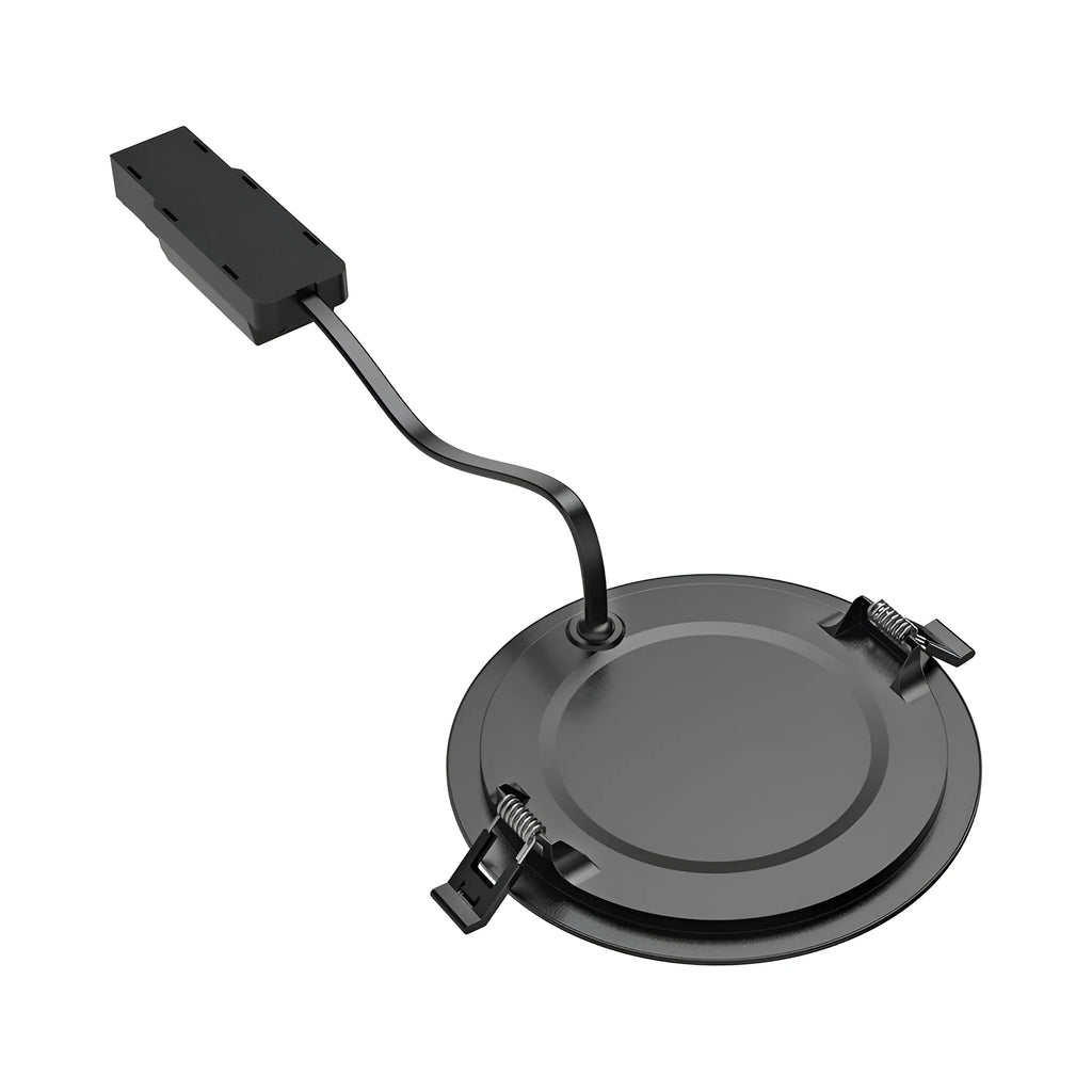 Braytron Smd LED Paneel 12W Zwart CRP RND DIM 8INC 3IN1