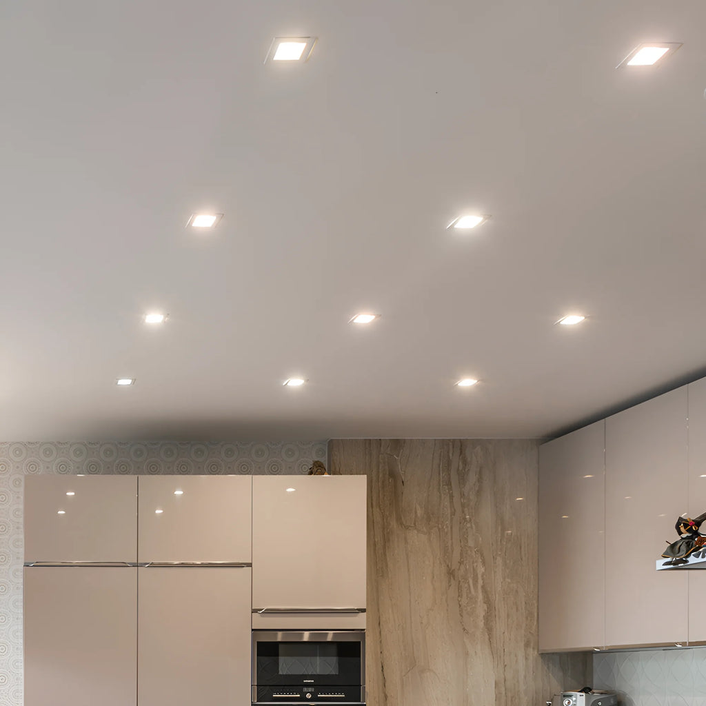 Braytron Smd LED Paneel 12W 3000K Wit CSP SQR 6INC