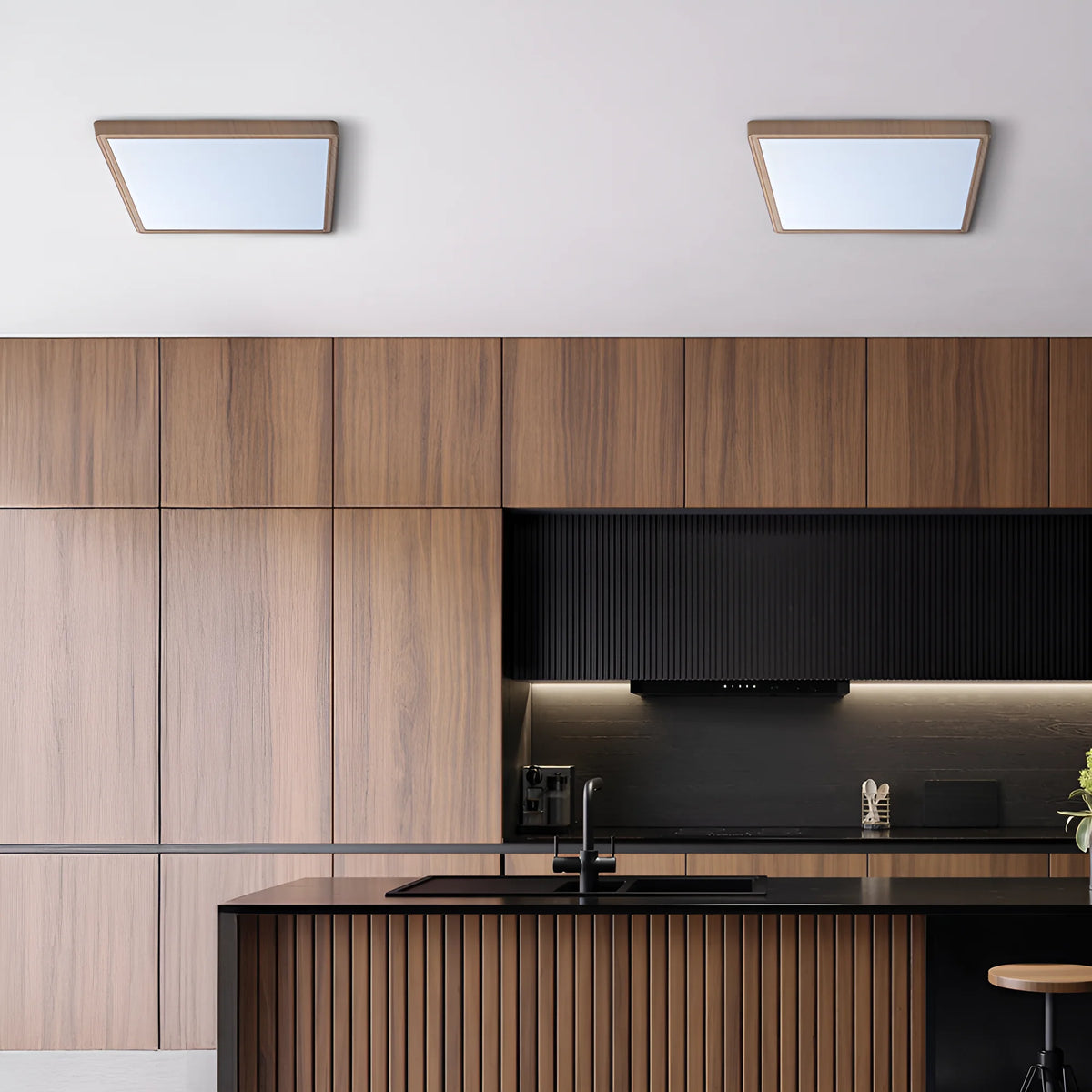 Braytron Jade Plafondlamp 20W SLR WDN SQR 3IN1