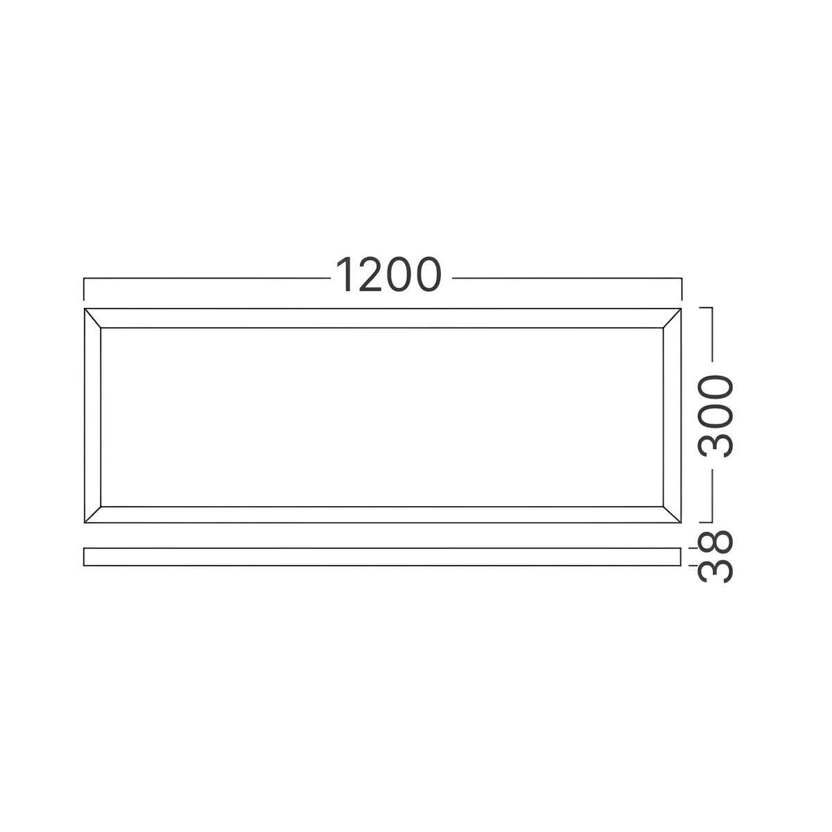 Braytron Backlite LED Paneel 50W Wit SRC 300x1200 3IN1