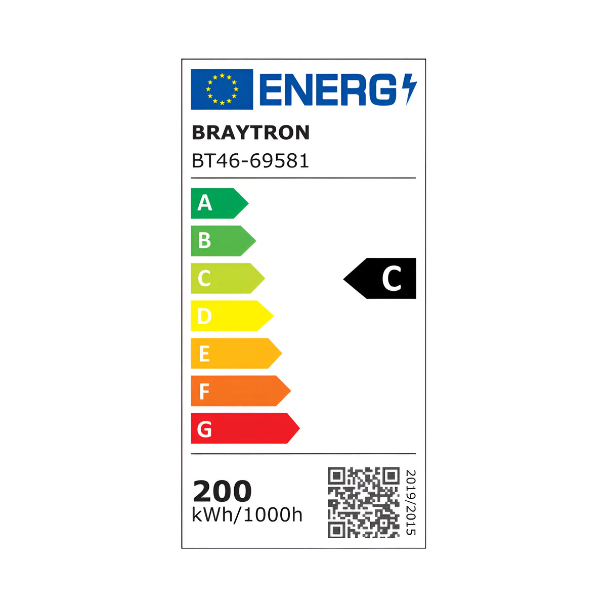 Braytron Hibay Highbay-armatuur 200W Zwart LNR 1.06MT 3IN1 3PW