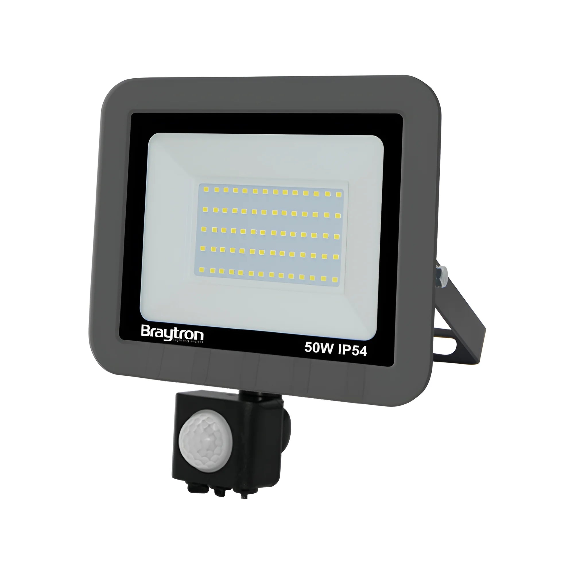 Braytron Flood LED Schijnwerper 50W 3000K IP54 Grijs SC SNS