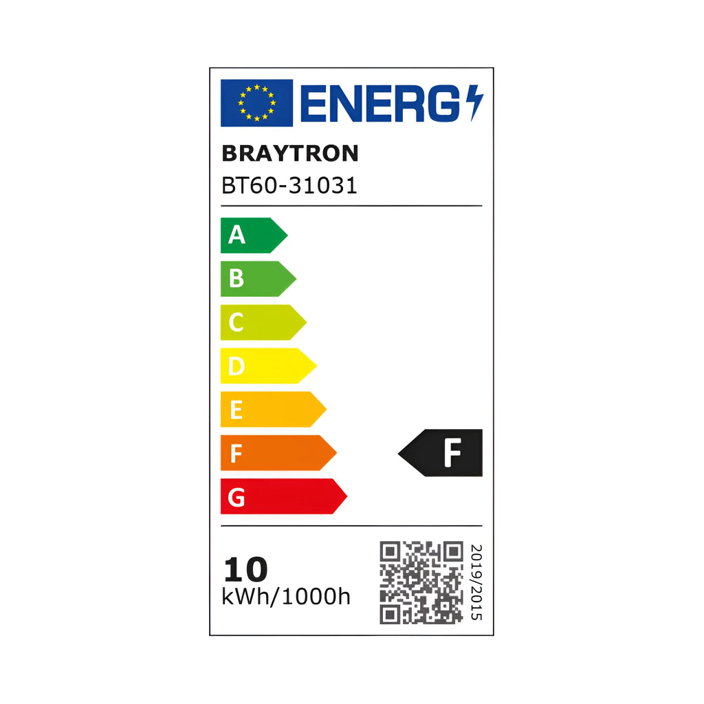 Braytron Flood LED Schijnwerper 10W 6500K IP65 Zwart SF