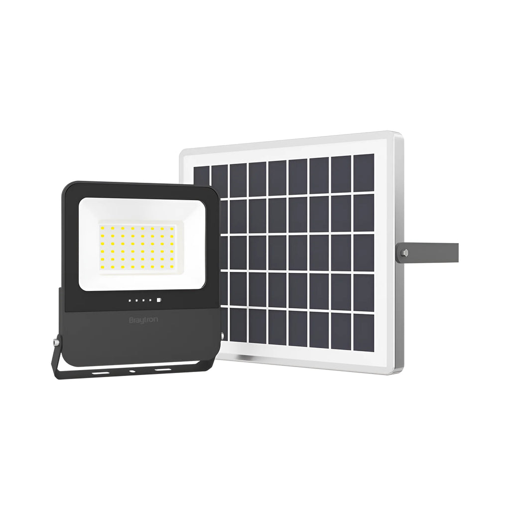 Braytron Solar Pl Solar Schijnwerper 50W IP65 3IN1 RMT