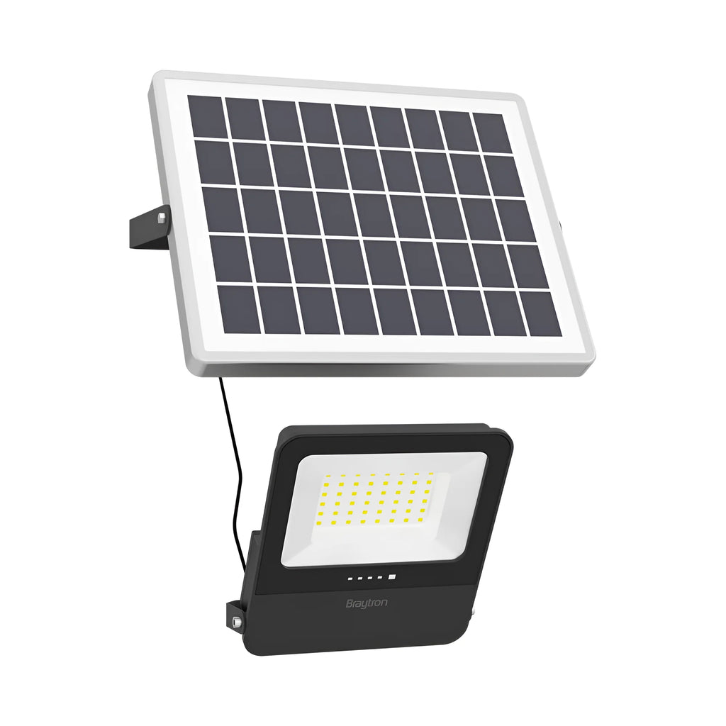 Braytron Solar Pl Solar Schijnwerper 50W IP65 3IN1 RMT