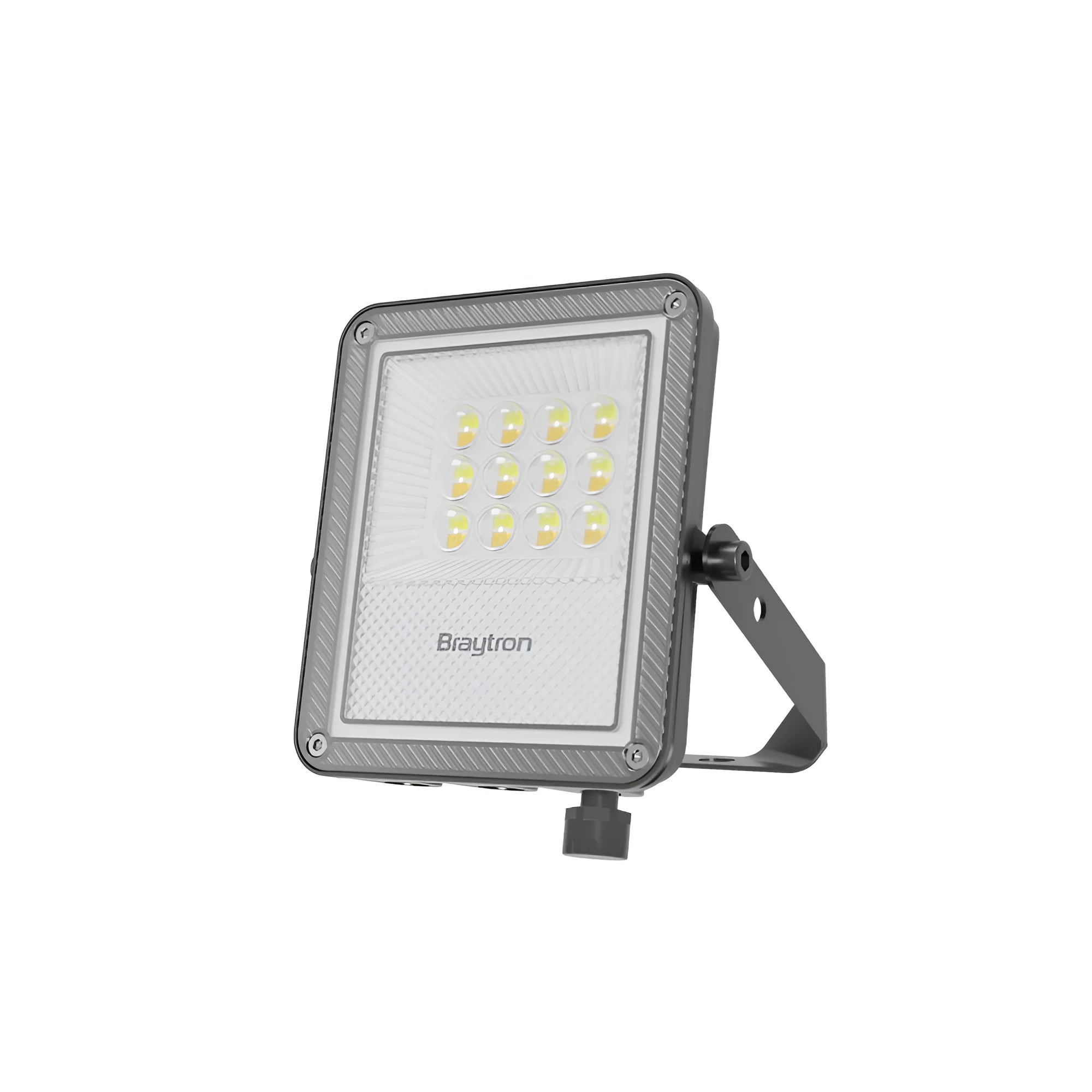 Braytron Flood LED Schijnwerper 10W IP65 Grijs PF 3IN1