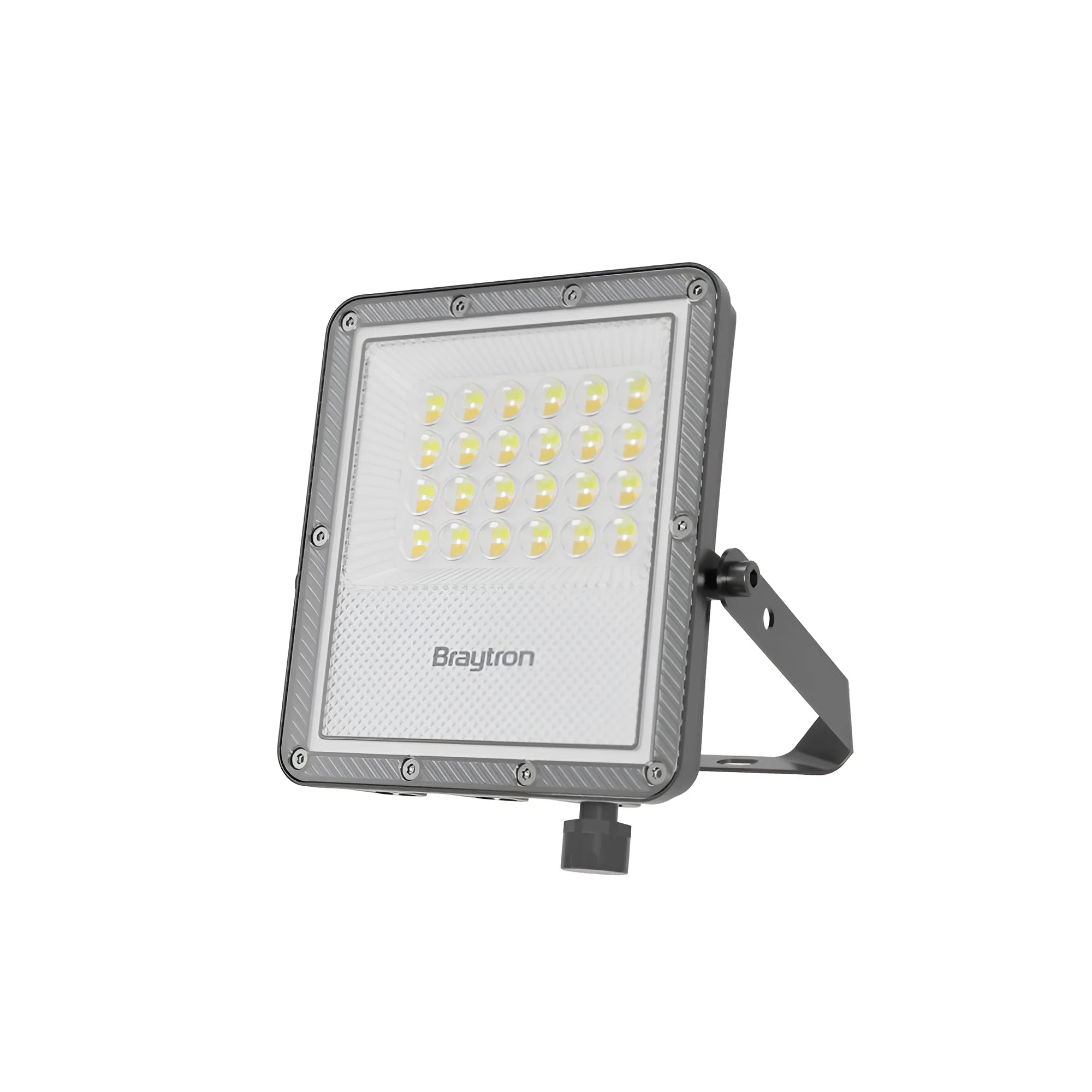 Braytron Flood LED Schijnwerper 20W IP65 Grijs PF 3IN1