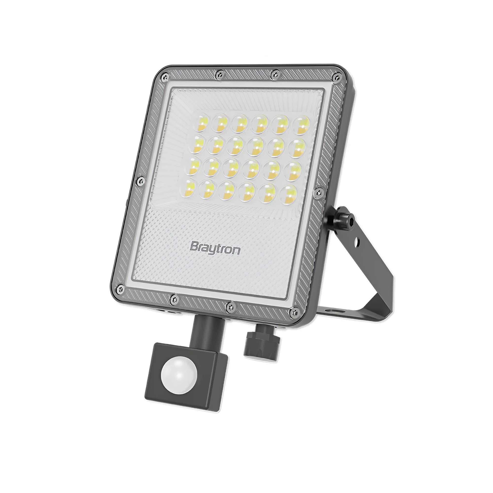 Braytron Flood LED Schijnwerper 20W IP54 Grijs PF 3IN1 SNS