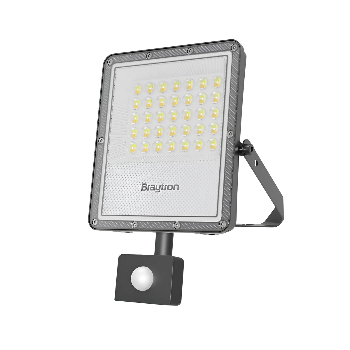 Braytron Flood LED Schijnwerper 30W IP54 Grijs PF 3IN1 SNS